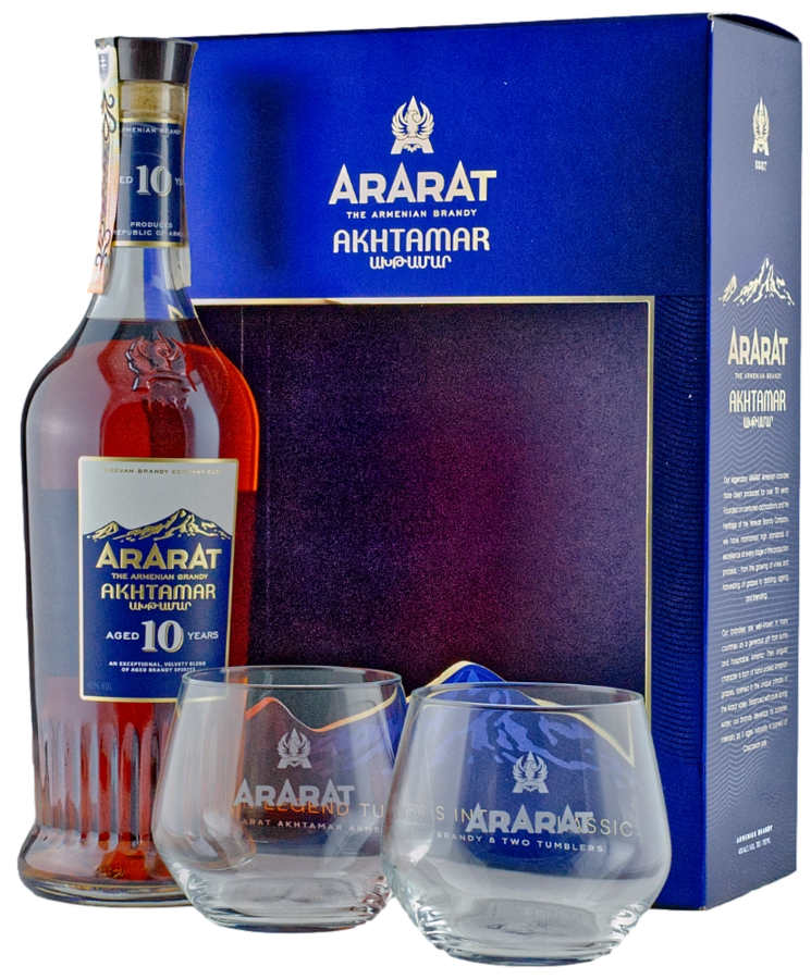 Brandy «Ararat - Akhtamar» 10 ans 0,7 L